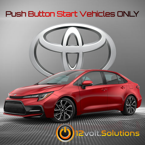 2020-2022 Toyota Corolla Plug & Play Remote Start Kit (Push Button Start)-12Volt.Solutions