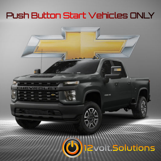 2020-2023 Chevrolet Silverado 2500/3500 Plug and Play Remote Start Kit (Push Button Start)-12Volt.Solutions