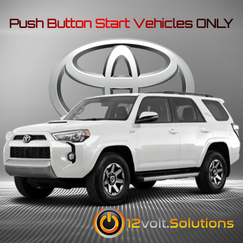 2022-2023 Toyota 4Runner Plug & Play Remote Start Kit (Push Button